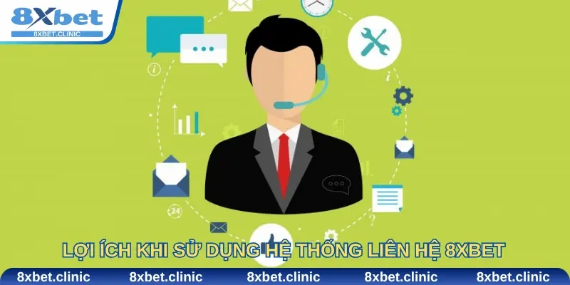 Lợi ích khi sử dụng hệ thống liên hệ 8Xbet